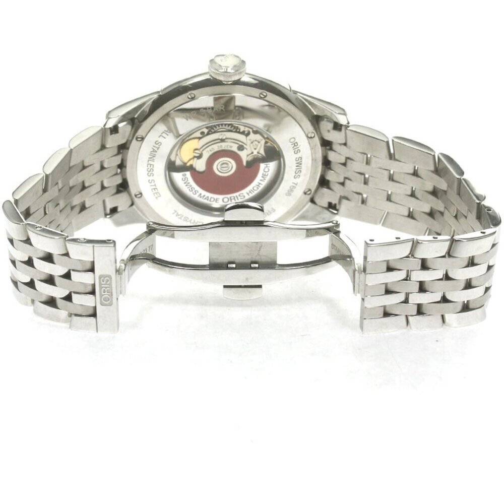 Oris Artelier 7666 Pointer Date Silver Dial Autom… - image 4